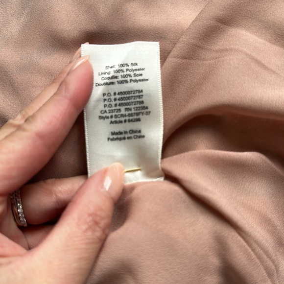 Wilfred silk floral LAVERNE maxi dress roebuck/ sun kissed NWT XXS - Picture 7 of 10